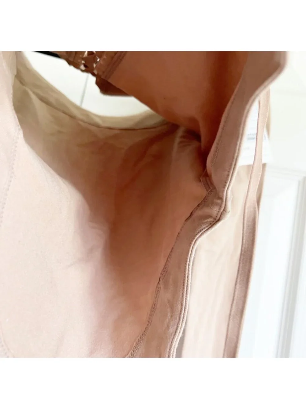 Free People Otter Tan Long Sleeve Lace-Up Corset Top Women's Size X-Small XS